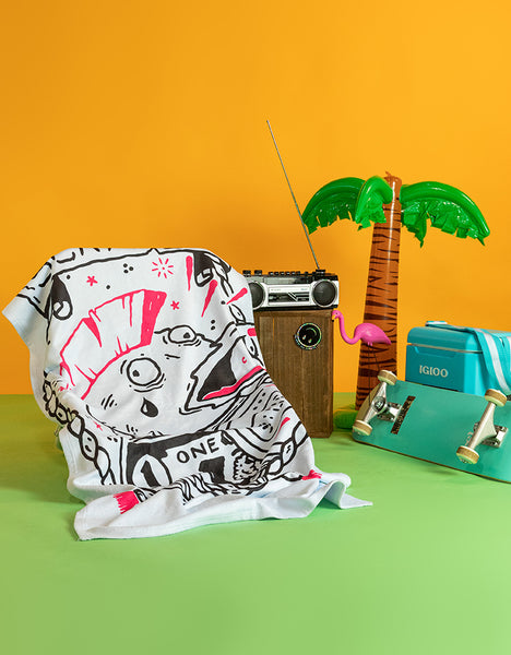 Scrappy Beach Towel